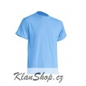 Pánské silnější tričko bez potisku - Světle modré