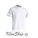 Pánské silnější tričko bez potisku - Bílé