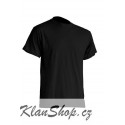 Pánské silnější tričko bez potisku - Černé