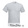 Pánské silné tričko bez potisku - Světle šedé