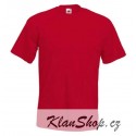 Pánské silné tričko bez potisku - Červené