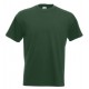 Pánské silné tričko bez potisku - Tmavě zelené