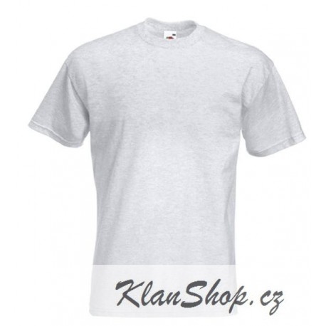 Pánské silné tričko bez potisku - Šedé