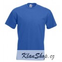 Pánské silné tričko bez potisku - Královské modré 