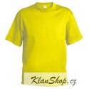 Pánské tričko bez potisku - Žluté