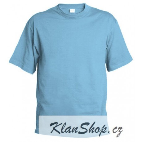 Pánské tričko bez potisku - Světle modré