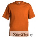 Pánské tričko bez potisku - Oranžové