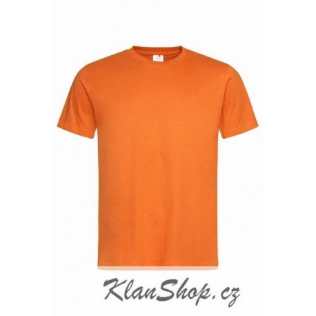 Pánské tričko bez potisku - Oranžové