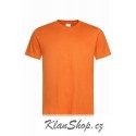 Pánské tričko bez potisku - Oranžové