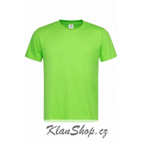 Pánské tričko bez potisku - Světle zelené