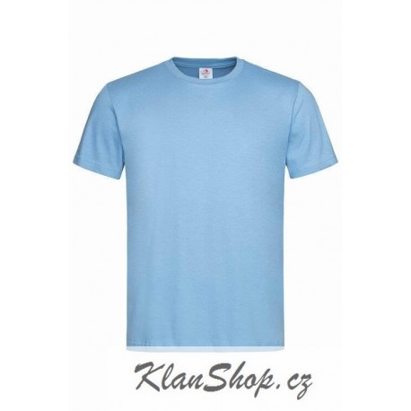 Pánské tričko bez potisku - Světle modré