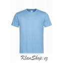 Pánské tričko bez potisku - Světle modré