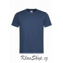 Pánské tričko bez potisku - Tmavě modré