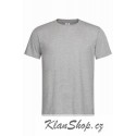 Pánské tričko bez potisku - Šedivé