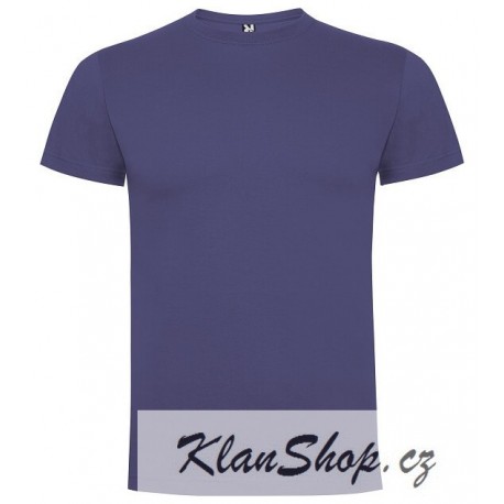 Tričko bez potisku - Denim modrá