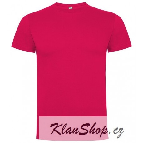 Tričko bez potisku - Růžové