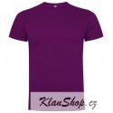 Tričko bez potisku - Purpurové
