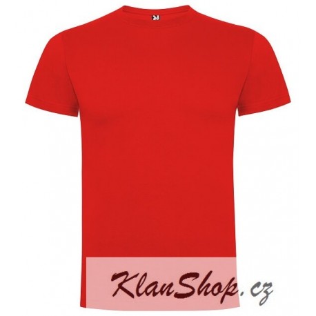Tričko bez potisku - Červené