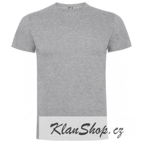 Tričko bez potisku - Šedé