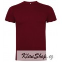 Tričko bez potisku - Granátové