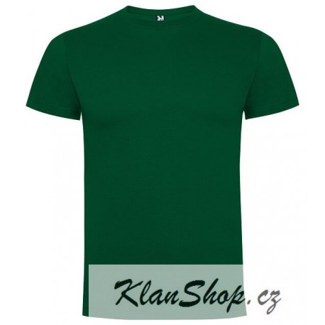 Tričko bez potisku - Tmavě zelené
