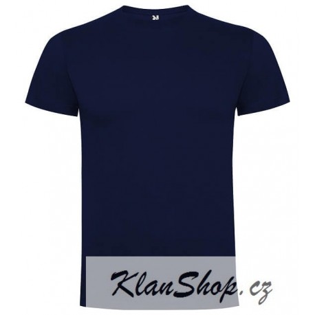 Tričko bez potisku - Tmavě modré