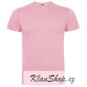 Tričko bez potisku - Světle růžové
