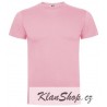 Tričko bez potisku - Světle růžové