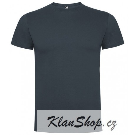 Tričko bez potisku - Tmavě šedé