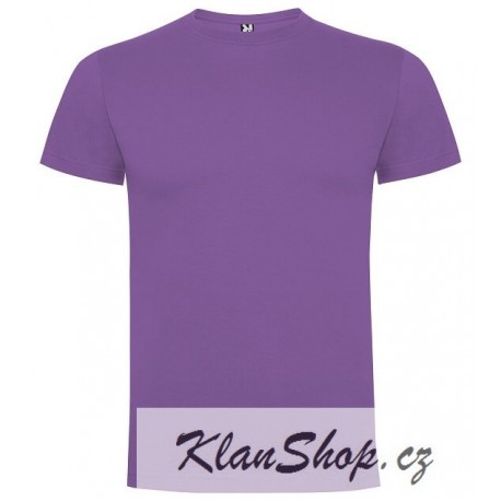 Tričko bez potisku - Světle fialové
