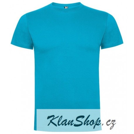 Tričko bez potisku - Tyrkysové
