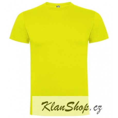 Tričko bez potisku - Limetkové