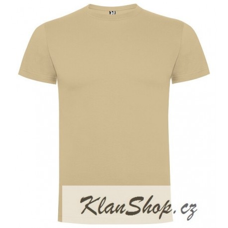 Tričko bez potisku - Pískové