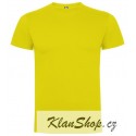 Tričko bez potisku - Žluté