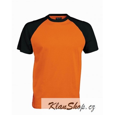 Pánské tričko bez potisku - Oranžové