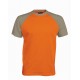 Pánské tričko bez potisku - Oranžové