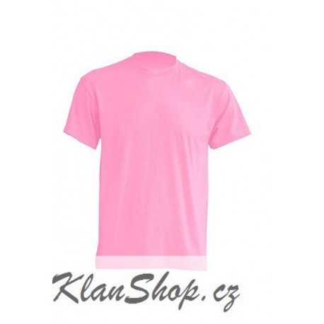 Lehké tričko bez potisku - Růžové