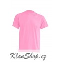 Lehké tričko bez potisku - Růžové