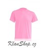 Lehké tričko bez potisku - Růžové