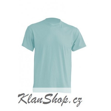Lehké tričko bez potisku - Ledově modré