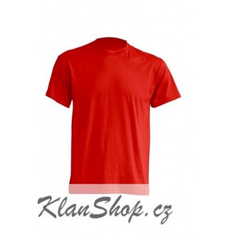 Lehké tričko bez potisku - Červené