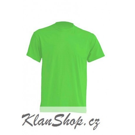 Lehké tričko bez potisku - Limetkové