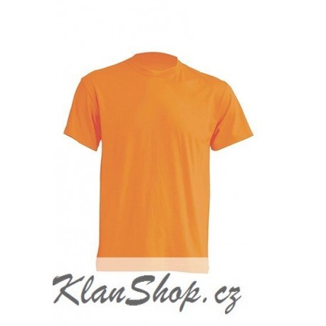 Lehké tričko bez potisku - Broskvové