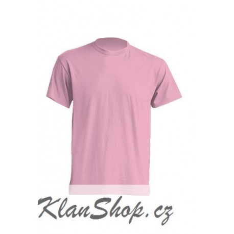 Lehké tričko bez potisku - Růžové