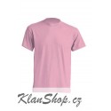 Lehké tričko bez potisku - Růžové