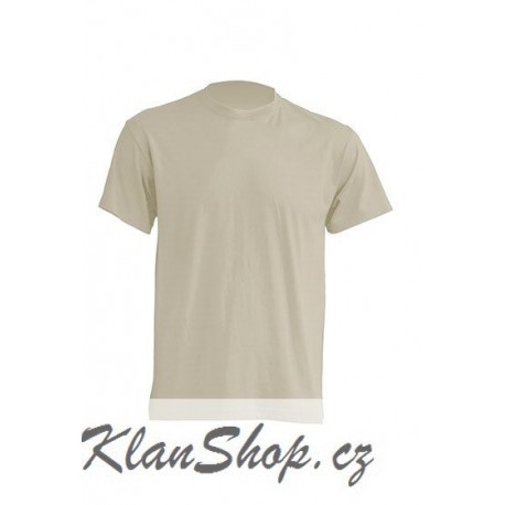 Lehké tričko bez potisku - Béžové