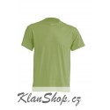 Lehké tričko bez potisku - Zelené