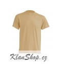 Lehké tričko bez potisku - Pískové
