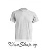 Lehké tričko bez potisku - Šedivé
