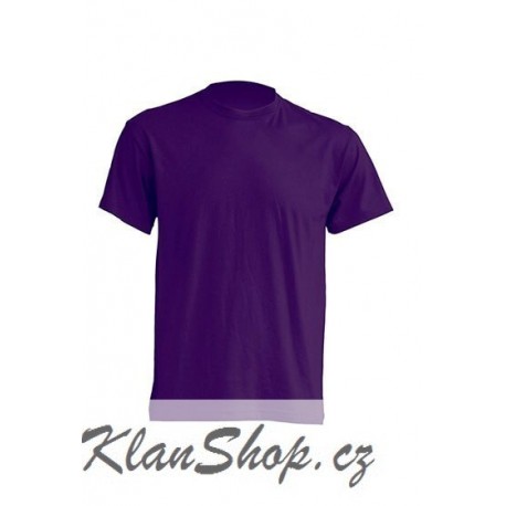 Lehké tričko bez potisku - Fialové